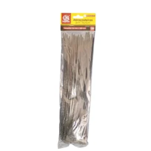 Abraçadeiras de Nylon c/ proteção UV 3,60x300mm Preta SQ