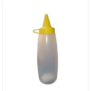 Bisnaga Tampa Amarela  Flexivel Plastico