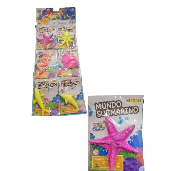 Brinquedo Animal de Plástico PVC cresce na Àgua
