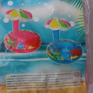 Brinquedo Boia Inflavel C/ Guarda Sol Varias Cores