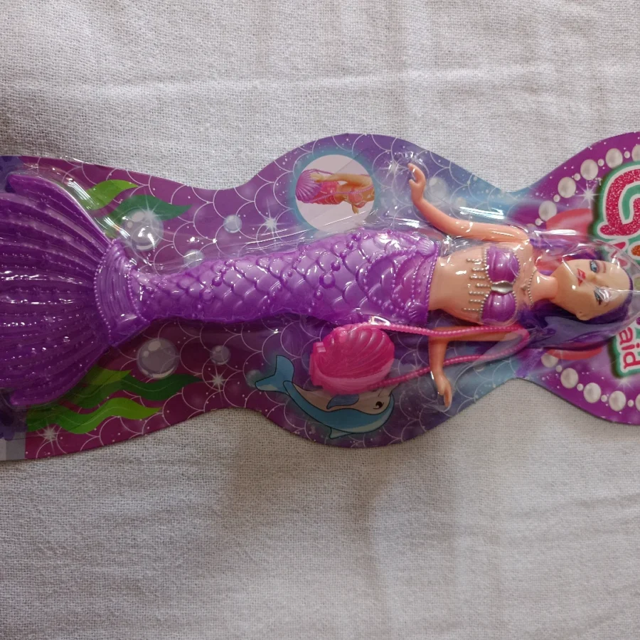 Brinquedo Boneca Sereia C/Luz36X18CM