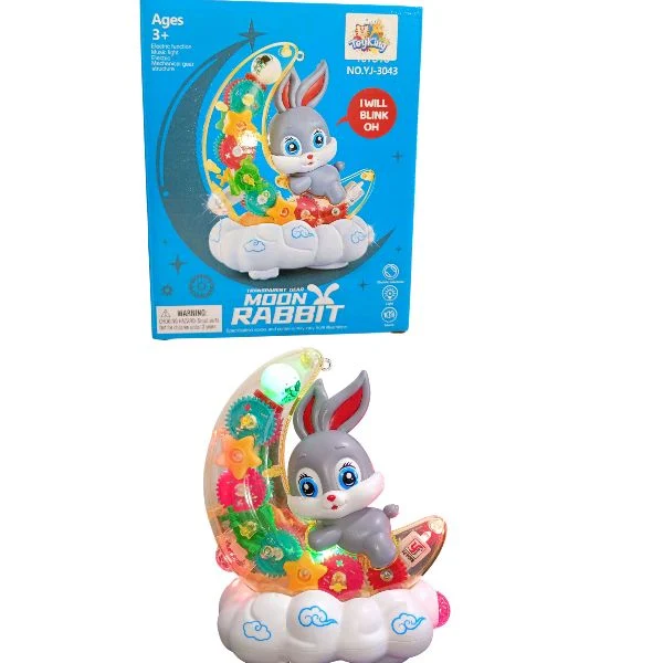 Brinquedo Coelho na Lua a Pilha