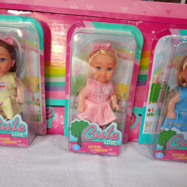 Brinquedo Kit Bonecas MINi 12 Unidades