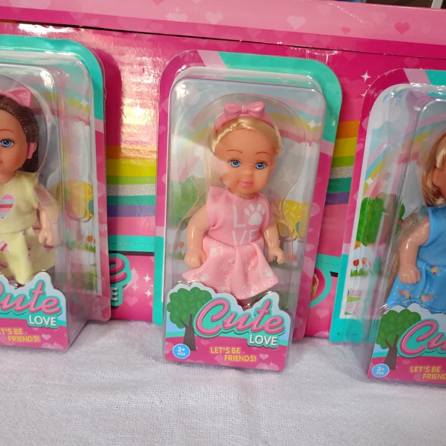 Brinquedo Kit Bonecas MINi 12 Unidades