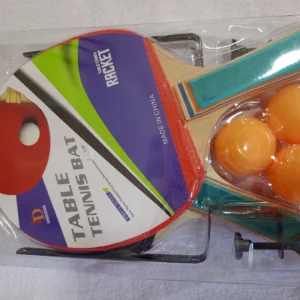 BRINQUEDO Kit Ping Pong Tennis Bat Proficional C/ Rede Bolas  30X18 CM