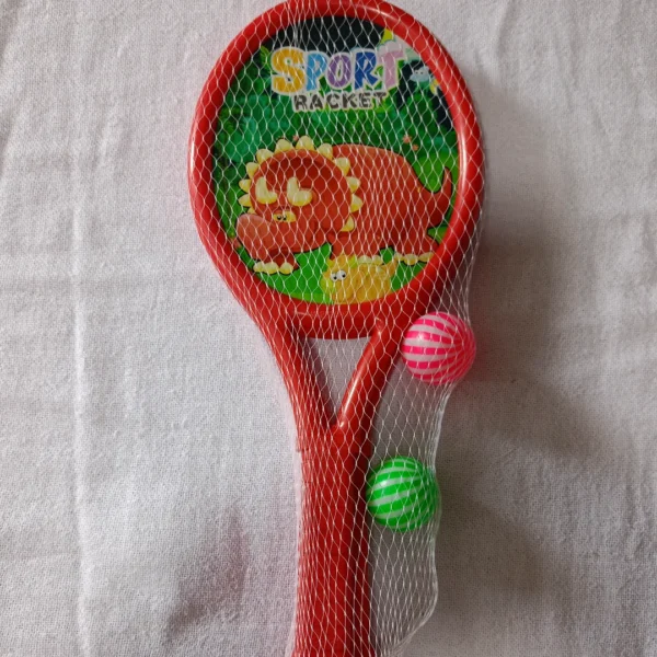 Brinquedo Raquet C /Bolinhas Cores 30CM