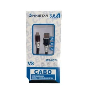 Cabo Super Carregador V8