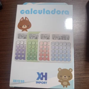 CALCULADOURA 12DIGITOS CORES VARIADAS