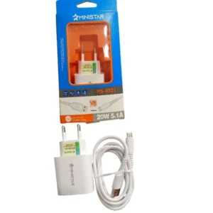 Carregador 20W 5.1A 100m V8 Ministar