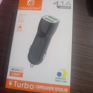 CARREGADOR VEICULO TURBO 4.1A
