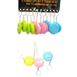 Chaveiro c/ Trena Cores Sortidas 12pçs