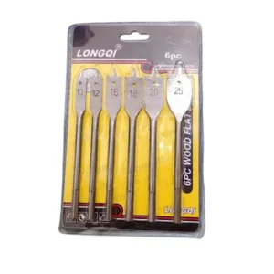 Conjunto c/ 6 Brocas Chatas de Metal
