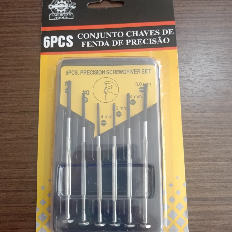 Conjunto de Chaves de Fenda de Precisao 6 Peças
