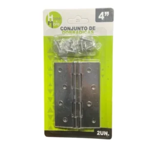 CONJUNTO DE Dobradiças de Aço 4″ C/ 2PÇS