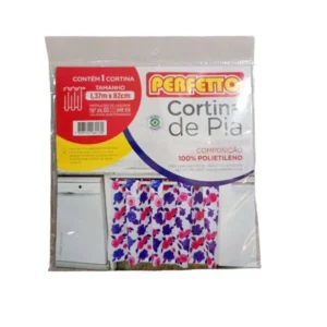Cortina de Pia 1,37cmx82cm Perfeito