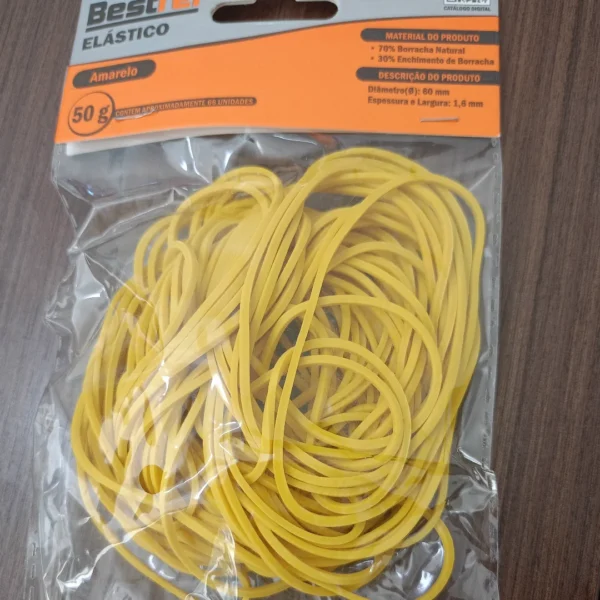 ELASTICO PARA DINHEIRO USO GERAL 50 GRAMAS