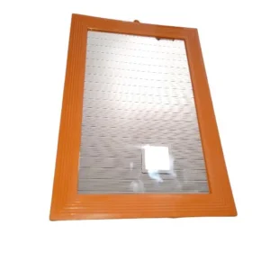 Espelho Moldura Plastica Laranja 21/31CM