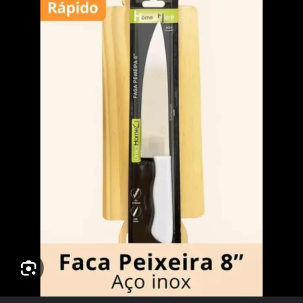 faca Peixera 8''32CM Aço Inox