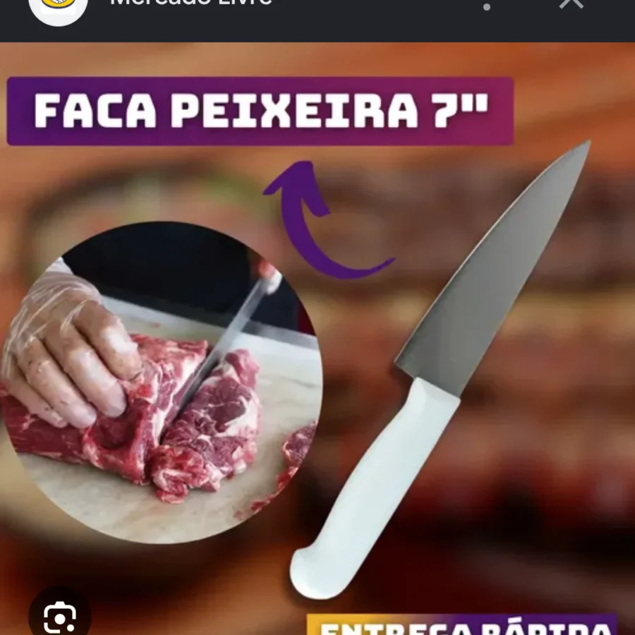 Faca Pexeira 7”