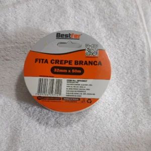 Fita Branca Crepe32MM/50 CM