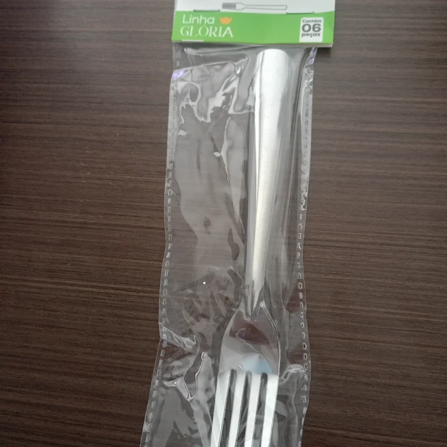 Garfo de Mesa 06 peças linha gloria 18cm