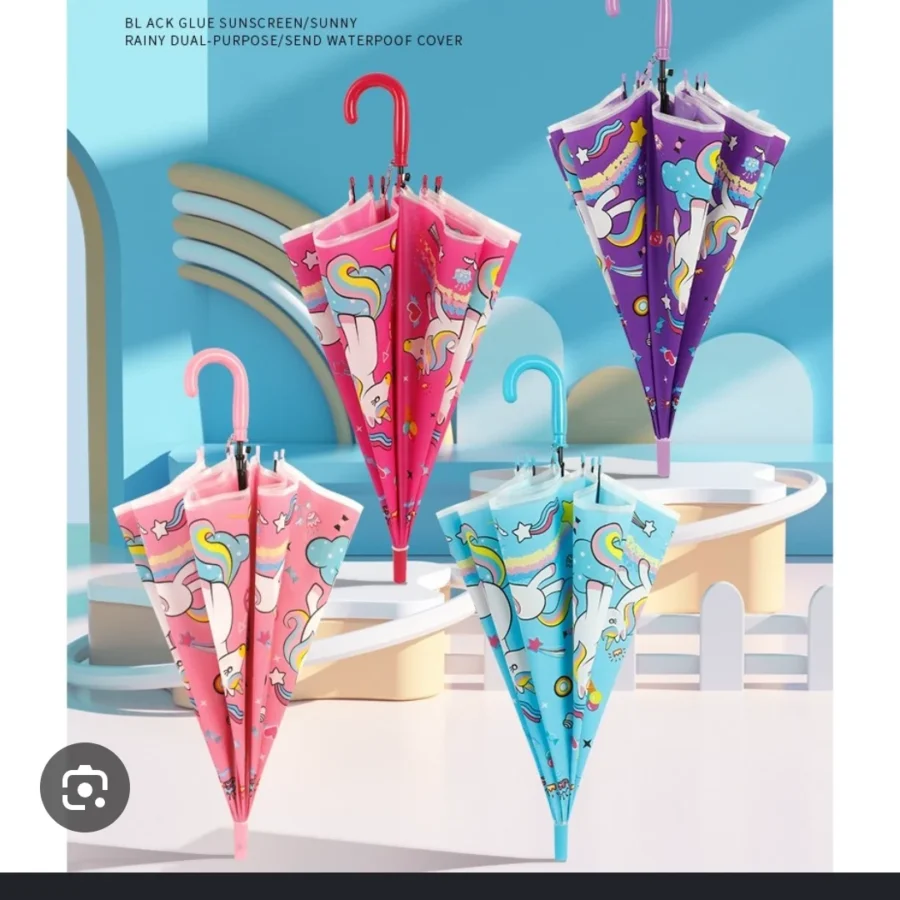 GUARDA CHUVA INFANTIL 8 VARETA 50 CEMETRO( PLASTICA )