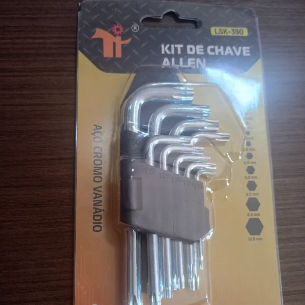 Kit de Chave Allen 9  peças