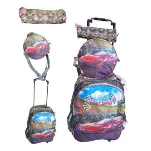 Kit Mochila+ Lancheira + porta Lápis Carros  |Rocie