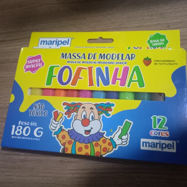 MASSA MODELAR 12 UNIDADES