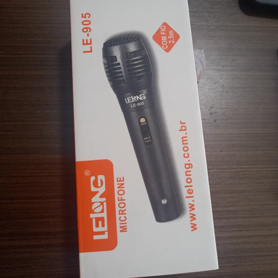 Microfone Com  Fio 2.5m