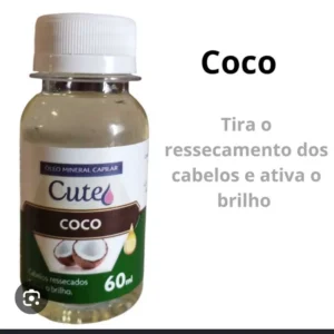 OLEO PARA  CABELO COCO 60ML 12 unidades .