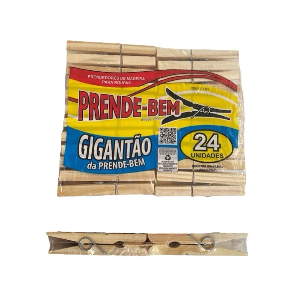 Prendedores de Roupa  Gigantão  24un