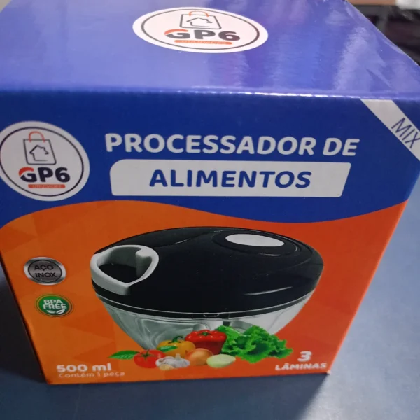 Processador de Alimentos 3 Laminas 500ML Aço