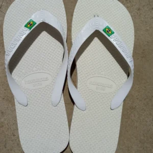 Sandalia Branca do Brasil 12 Pares do 37 ao 44 (este  valor e de unidade)
