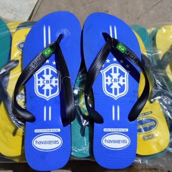 Sandalia com azul  com preta 15Unidaes (Venda Por Unidade)
