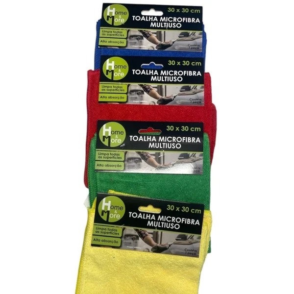 Toalha Microfibra Multiuso 30x30 CADA UNIDADE