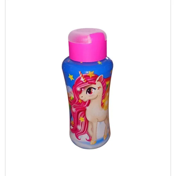 Vaso de Suco Tampa Rosa Unicòrnio