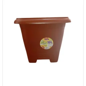 Vaso Quadrado Ceramica 19 litros